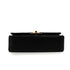 VINTAGE CHANEL CLASSIC FLAP SMALL CHAIN SHOULDER BAG BLACK LAMB SKIN GOLD HARDWARE 90339945