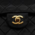 VINTAGE CHANEL CLASSIC FLAP SMALL CHAIN SHOULDER BAG BLACK LAMB SKIN GOLD HARDWARE 90339945