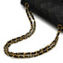 VINTAGE CHANEL CLASSIC FLAP SMALL CHAIN SHOULDER BAG BLACK LAMB SKIN GOLD HARDWARE 90339945