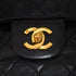 VINTAGE CHANEL CLASSIC FLAP SMALL CHAIN SHOULDER BAG BLACK LAMB SKIN GOLD HARDWARE 90340505