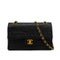 VINTAGE CHANEL CLASSIC FLAP SMALL CHAIN SHOULDER BAG BLACK LAMB SKIN GOLD HARDWARE 90340507