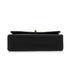 VINTAGE CHANEL CLASSIC FLAP SMALL CHAIN SHOULDER BAG BLACK LAMB SKIN GOLD HARDWARE 90340507