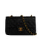 VINTAGE CHANEL CLASSIC FLAP SMALL CHAIN SHOULDER BAG BLACK LAMB SKIN GOLD HARDWARE 90341437