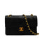 VINTAGE CHANEL CLASSIC FLAP SMALL CHAIN SHOULDER BAG BLACK LAMB SKIN GOLD HARDWARE 90341859