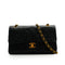 VINTAGE CHANEL CLASSIC FLAP SMALL CHAIN SHOULDER BAG BLACK LAMB SKIN GOLD HARDWARE 90342576