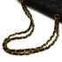 VINTAGE CHANEL CLASSIC FLAP SMALL CHAIN SHOULDER BAG BLACK LAMB SKIN GOLD HARDWARE 90343237