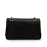 VINTAGE CHANEL CLASSIC FLAP SMALL CHAIN SHOULDER BAG BLACK LAMB SKIN GOLD HARDWARE 90343241