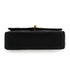 VINTAGE CHANEL CLASSIC FLAP SMALL CHAIN SHOULDER BAG BLACK LAMB SKIN GOLD HARDWARE 90343243