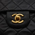 VINTAGE CHANEL CLASSIC FLAP SMALL CHAIN SHOULDER BAG BLACK LAMB SKIN GOLD HARDWARE 90343947