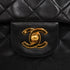 VINTAGE CHANEL CLASSIC FLAP SMALL CHAIN SHOULDER BAG BLACK LAMB SKIN GOLD HARDWARE 90344371