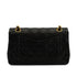VINTAGE CHANEL CLASSIC FLAP SMALL CHAIN SHOULDER BAG BLACK LAMB SKIN GOLD HARDWARE 90344442