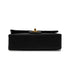 VINTAGE CHANEL CLASSIC FLAP SMALL CHAIN SHOULDER BAG BLACK LAMB SKIN GOLD HARDWARE 90345072