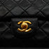 VINTAGE CHANEL CLASSIC FLAP SMALL CHAIN SHOULDER BAG BLACK LAMB SKIN GOLD HARDWARE 90345507