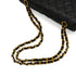 VINTAGE CHANEL CLASSIC FLAP SMALL CHAIN SHOULDER BAG BLACK LAMB SKIN GOLD HARDWARE 90346112