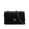VINTAGE CHANEL CLASSIC FLAP SMALL CHAIN SHOULDER BAG BLACK LAMB SKIN GOLD HARDWARE 90349275