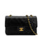 VINTAGE CHANEL CLASSIC FLAP SMALL CHAIN SHOULDER BAG BLACK LAMB SKIN GOLD HARDWARE 90313409