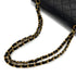 VINTAGE CHANEL CLASSIC FLAP SMALL CHAIN SHOULDER BAG BLACK LAMB SKIN GOLD HARDWARE 90323457