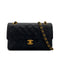 VINTAGE CHANEL CLASSIC FLAP SMALL CHAIN SHOULDER BAG BLACK LAMB SKIN GOLD HARDWARE 90324758