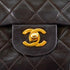 VINTAGE CHANEL CLASSIC FLAP SMALL CHAIN SHOULDER BAG BROWN LAMB SKIN GOLD HARDWARE 90338881