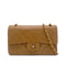 VINTAGE CHANEL CLASSIC FLAP SMALL CHAIN SHOULDER BAG LIGHT BROWN LAMB SKIN GOLD HARDWARE 90323200
