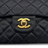 VINTAGE CHANEL CLASSIC FLAP SMALL CHAIN SHOULDER BAG NAVY LAMB SKIN GOLD HARDWARE 90315883