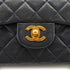 VINTAGE CHANEL CLASSIC FLAP SMALL CHAIN SHOULDER BAG NAVY LAMB SKIN GOLD HARDWARE 90331965