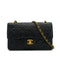 VINTAGE CHANEL CLASSIC FLAP SMALL CHAIN SHOULDER BAG NAVY LAMB SKIN GOLD HARDWARE 90338341
