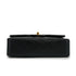 VINTAGE CHANEL CLASSIC FLAP SMALL CHAIN SHOULDER BAG NAVY LAMB SKIN GOLD HARDWARE 90338341