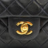 VINTAGE CHANEL CLASSIC FLAP SMALL CHAIN SHOULDER BAG NAVY LAMB SKIN GOLD HARDWARE 90338341