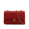 VINTAGE CHANEL CLASSIC FLAP SMALL CHAIN SHOULDER BAG RED LAMB SKIN GOLD HARDWARE 90321017
