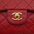 VINTAGE CHANEL CLASSIC FLAP SMALL CHAIN SHOULDER BAG RED LAMB SKIN GOLD HARDWARE 90321017