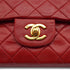 VINTAGE CHANEL CLASSIC FLAP SMALL CHAIN SHOULDER BAG RED LAMB SKIN GOLD HARDWARE 90331418