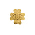 VINTAGE CHANEL CLOVER COCOMARK BROOCH GOLD 95P ACCESSORY 90312946