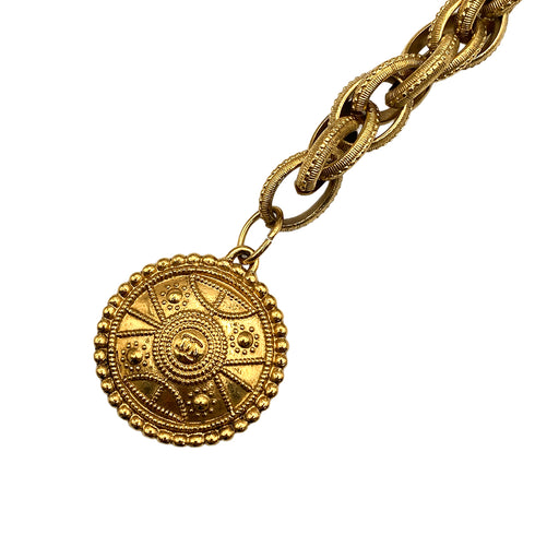 VINTAGE CHANEL COCOMARK BIJOU CHAIN BELT GOLD ACCESSORY 90328033