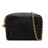 VINTAGE CHANEL COCOMARK BIJOU CHAIN SHUOLDER BAG BLACK CAVIAR SKIN GOLD HARDWARE 90324822