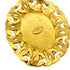 VINTAGE CHANEL COCOMARK BROOCH COLOR STONE BROWN GOLD ACCESSORY 95A 90325629