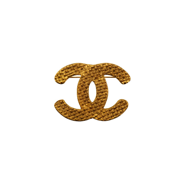 VINTAGE CHANEL COCOMARK BROOCH GOLD ACCESSORY 29 90332596