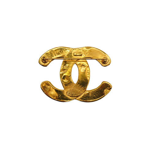 VINTAGE CHANEL COCOMARK BROOCH GOLD ACCESSORY 29 90332596