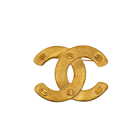 VINTAGE CHANEL COCOMARK BROOCH GOLD ACCESSORY 29 90339137
