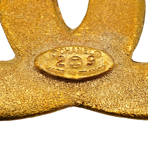 VINTAGE CHANEL COCOMARK BROOCH GOLD ACCESSORY 29 90339137