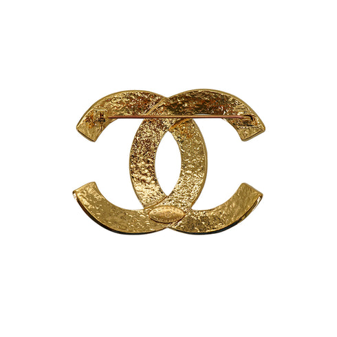 VINTAGE CHANEL COCOMARK BROOCH GOLD ACCESSORY 94P 90331819