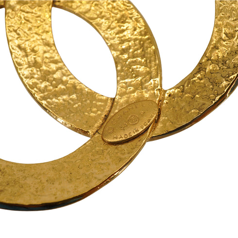 VINTAGE CHANEL COCOMARK BROOCH GOLD ACCESSORY 94P 90331829