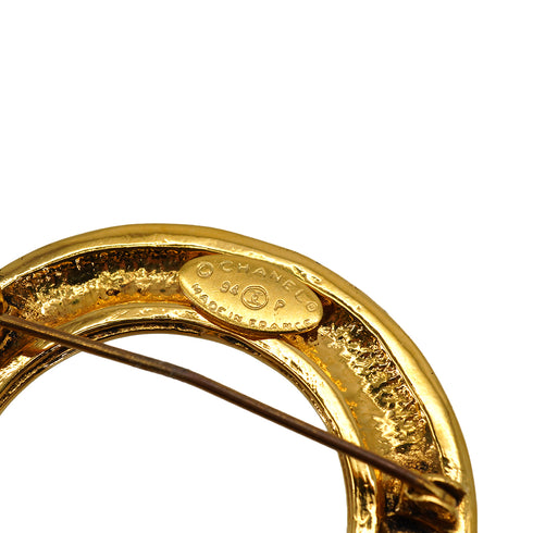 VINTAGE CHANEL COCOMARK BROOCH GOLD ACCESSORY 94P 90334888