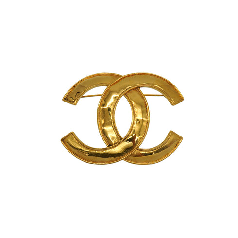 VINTAGE CHANEL COCOMARK BROOCH GOLD ACCESSORY 94P 90343341