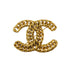 VINTAGE CHANEL COCOMARK BROOCH GOLD ACCESSORY 90326875