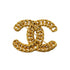 VINTAGE CHANEL COCOMARK BROOCH GOLD ACCESSORY 90326875