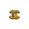 VINTAGE CHANEL COCOMARK BROOCH MATELASSE GOLD ACCESSORY 90325284