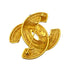 VINTAGE CHANEL COCOMARK BROOCH MATELASSE GOLD ACCESSORY 90325284