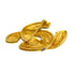 VINTAGE CHANEL COCOMARK BROOCH MATELASSE GOLD ACCESSORY 90325284