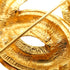 VINTAGE CHANEL COCOMARK BROOCH MATELASSE GOLD ACCESSORY 90326603